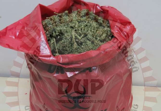 Diyarbakır’da 115 Kilo Esrar Ele Geçirildi