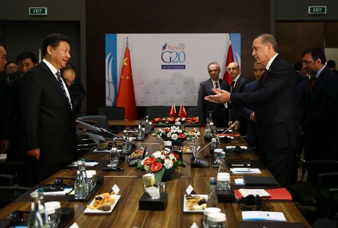 Erdoğan, Çin Devlet Başkanı Xi Jinping İle Görüştü