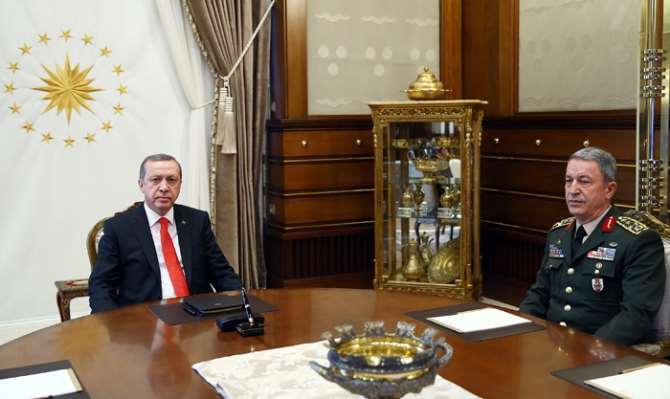 Erdoğan, Genelkurmay Başkanını Kabul Etti