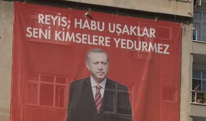 Erdoğan İçin İlginç Pankart