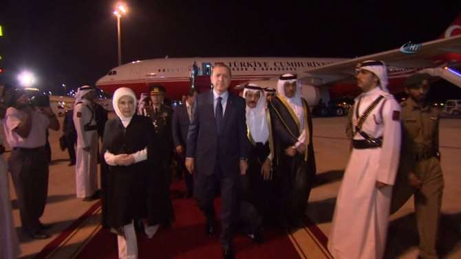 Erdoğan Katar’da