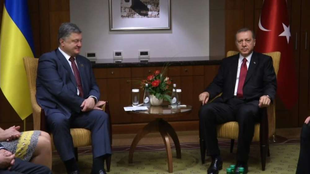 Erdoğan Poroşenko İle Görüştü