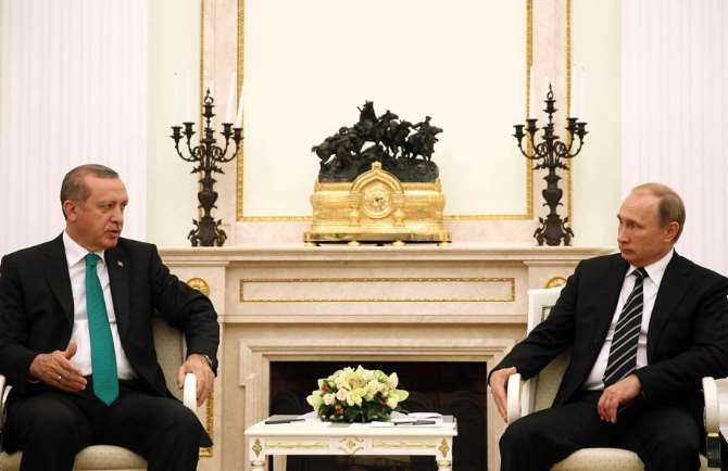 Erdoğan Putin’le Görüştü