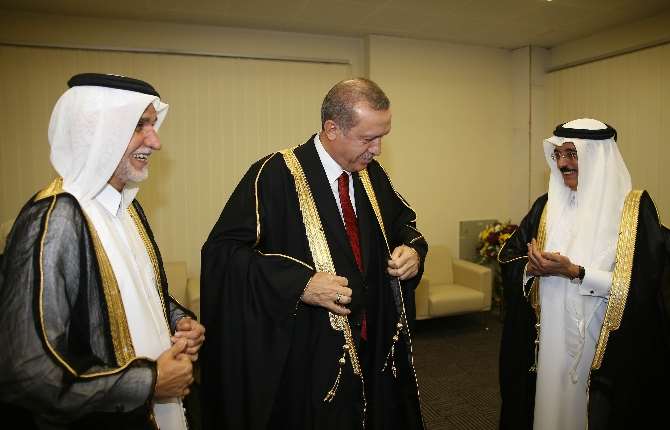 Erdoğan’a Fahri Doktora Unvanı Verildi