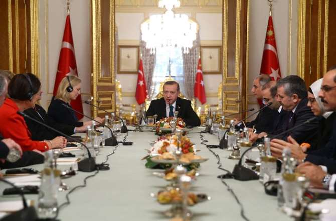 Erdoğan’ın Abd Heyetiyle Görüşmesi Sona Erdi