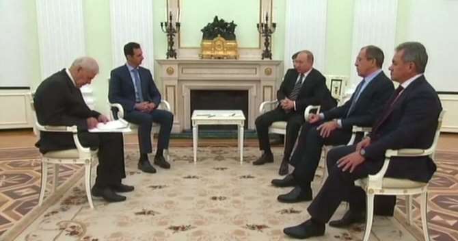 Esad Moskova’da Putin’le Görüştü