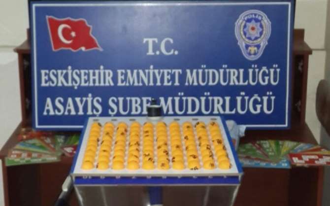 Eskişehir’de Tombala Baskını