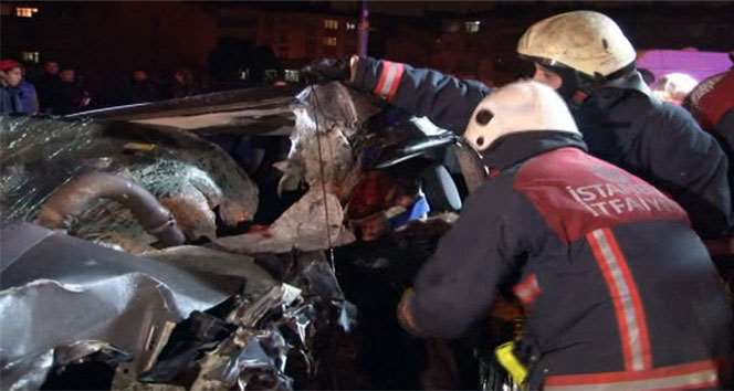 Fatih’te Trafik Kazası : 2 Yaralı