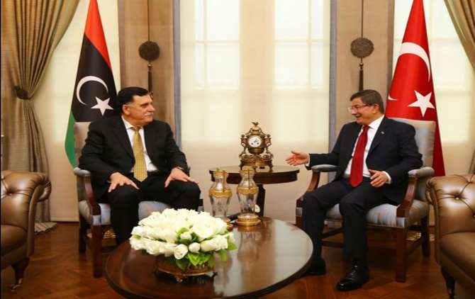 Fayez Al Sarraj Çankaya Köşkü’nde
