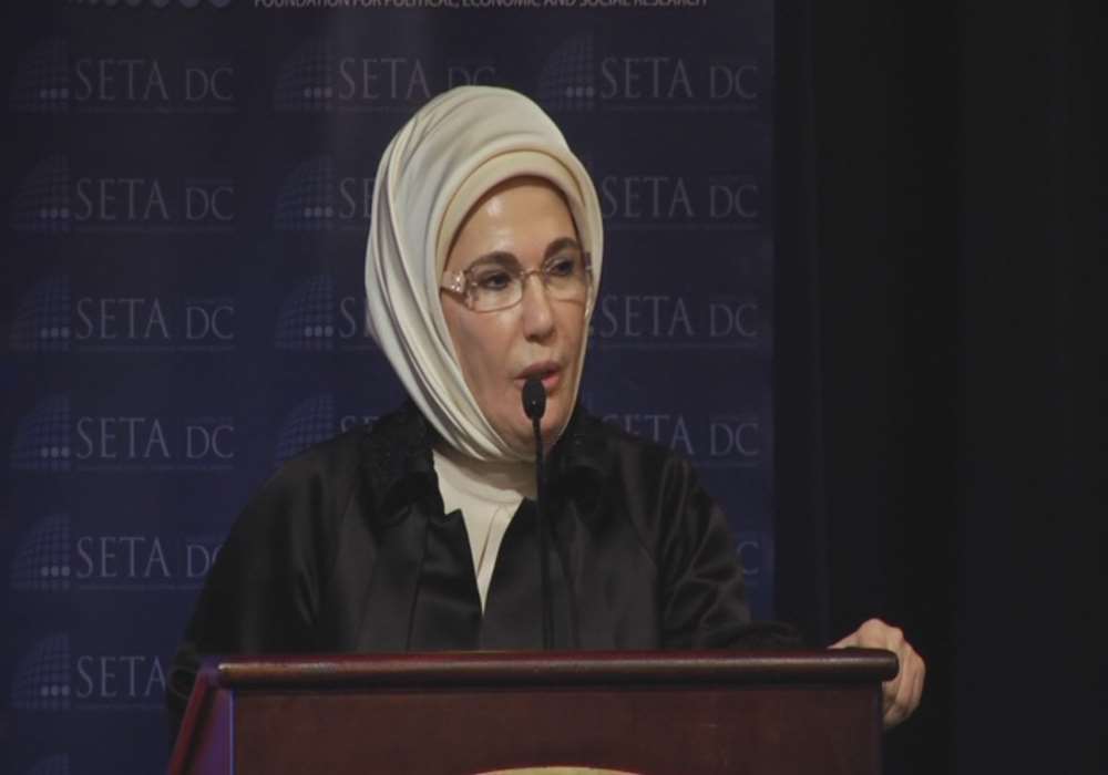 First Lady Amerika’da Konuştu