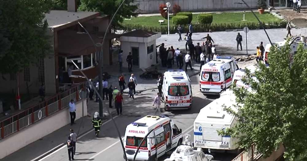 Gaziantep Emniyet Müdürlüğü Önünde Patlama
