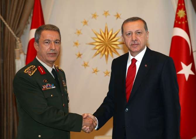 Genelkurmay Başkanı Orgeneral Akar’ı Kabul Etti