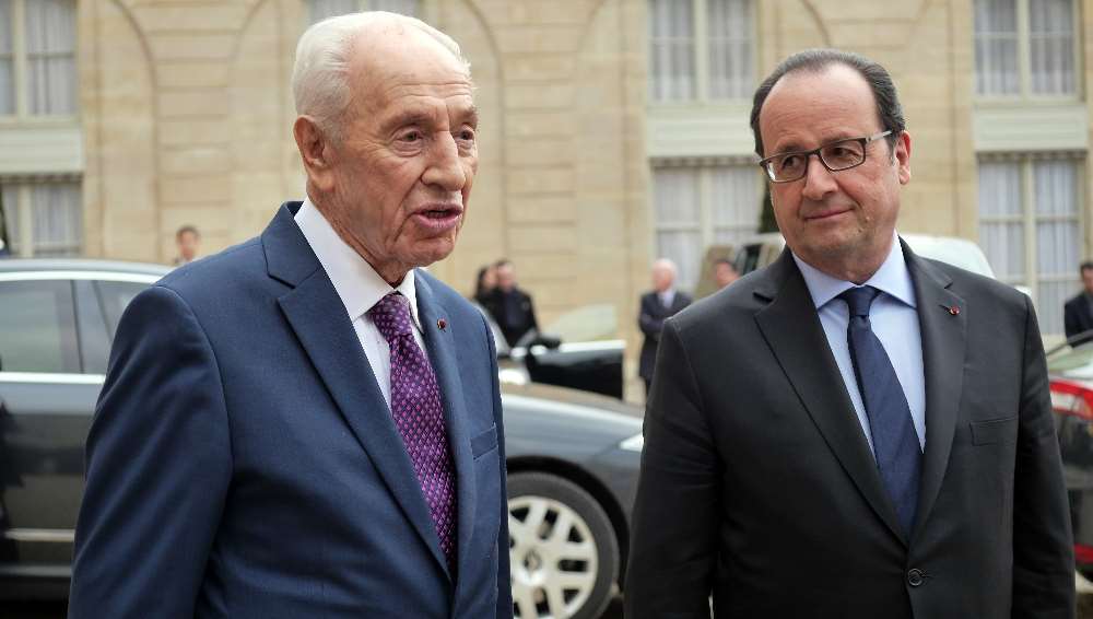 Hollande, Peres’le Görüştü