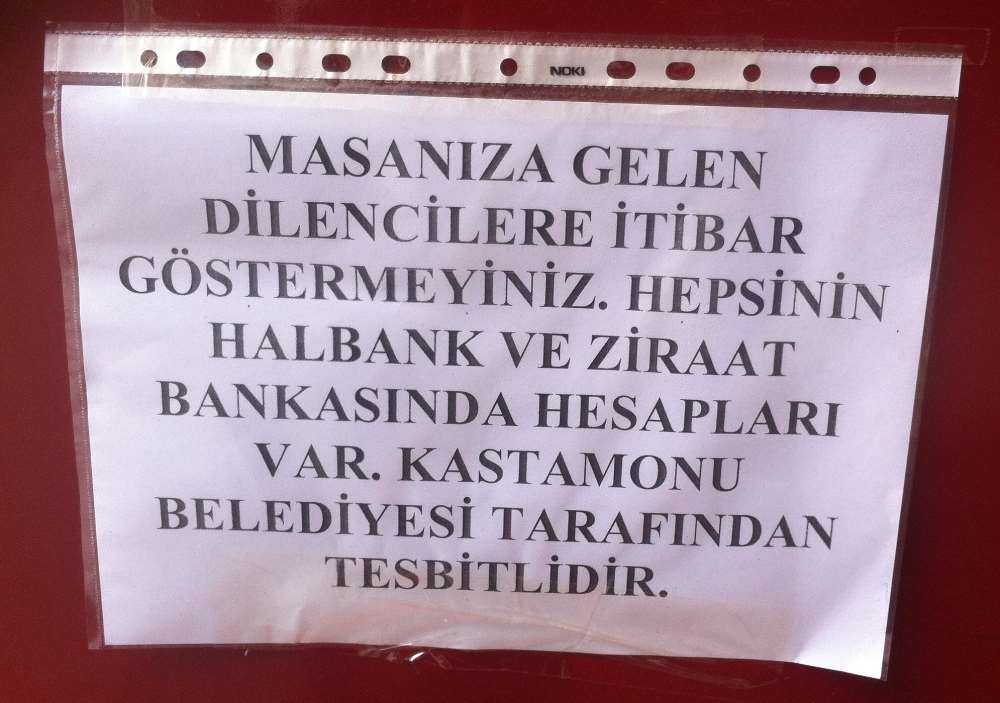 İşletme Sahibinden İlginç Dilenci Uyarısı !