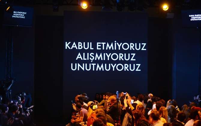 İstanbul Moda Haftasında Terör Tepkisi