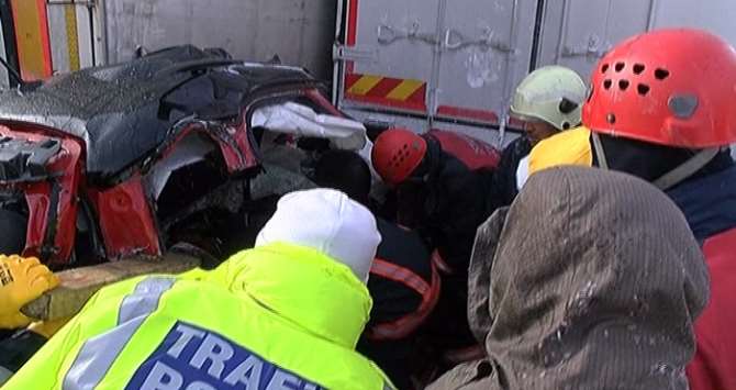 İstanbul’da Tem’i Kapatan Kaza