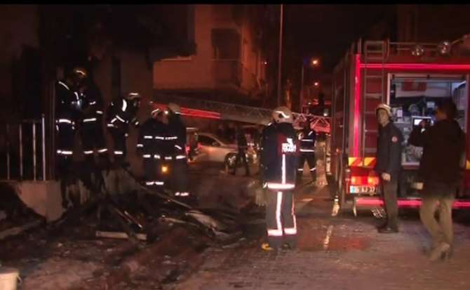İstanbul’da Yangın Paniği
