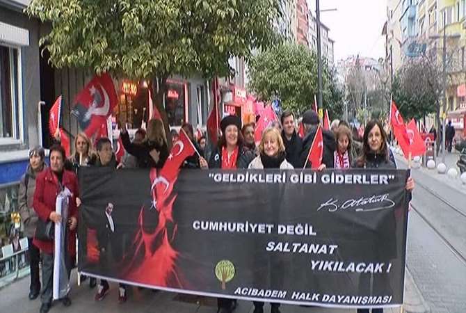 Kadıköy’de Teröre Lanet Yürüyüşü
