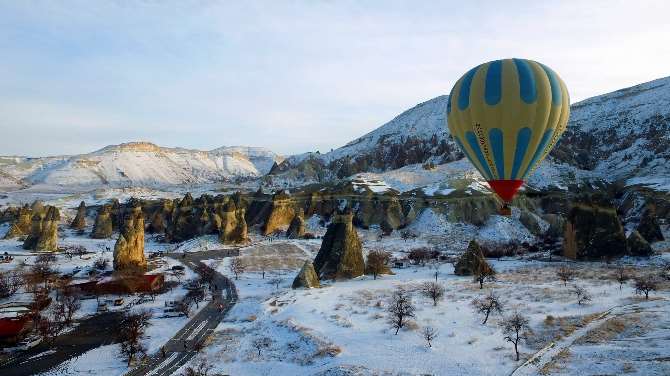 Kapadokya’da Kışın Sanatı