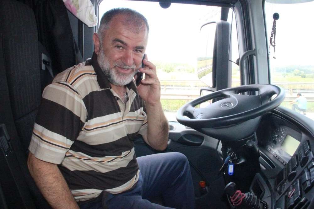 Kapıkule’de Tır Şoförlerinin Buruk Bayram Sevinci