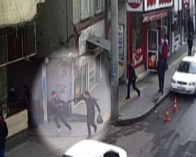 Kapkaççılar Güvenlik Kamerasında