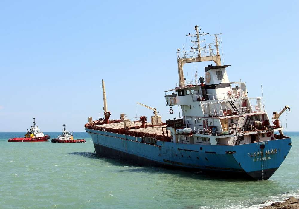 Karaya Oturan Gemi Kurtarıldı