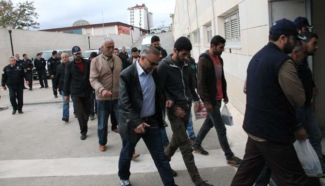 Kck/pkk Operasyonu: 12 Şüpheli Adliyeye Sevk Edildi