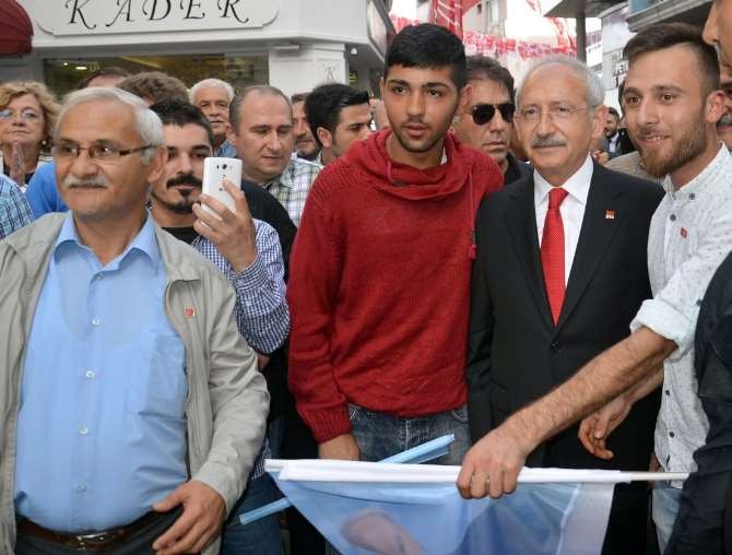 Kılıçdaroğlu Esnaf Ziyareti Yaptı