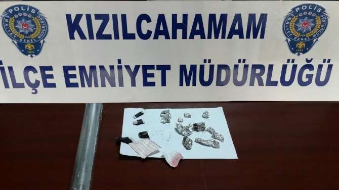 Kızılcahamam’da Uyuşturucu Operasyonu