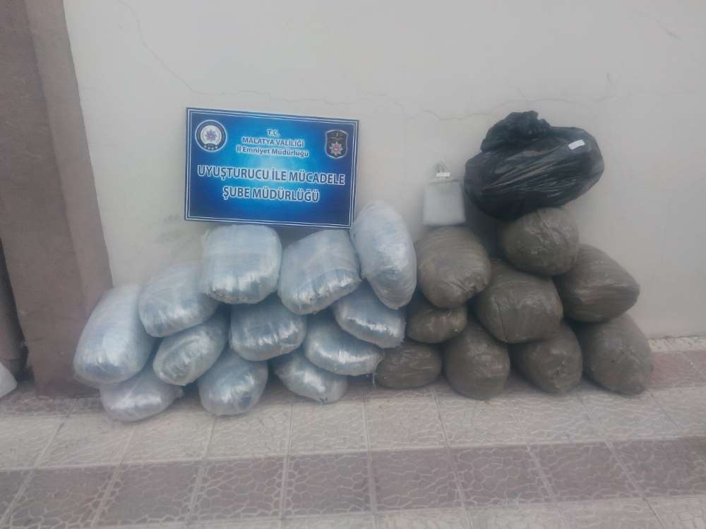 Malatya’da 120 Kilo Esrar Ele Geçirildi