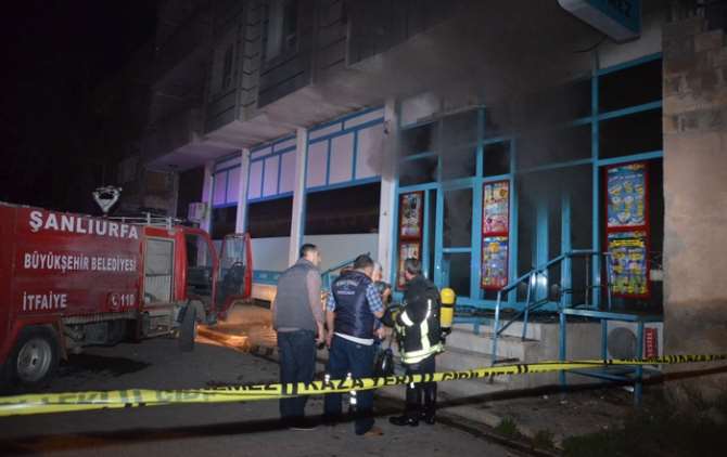 Markete Molotoflu Saldırı