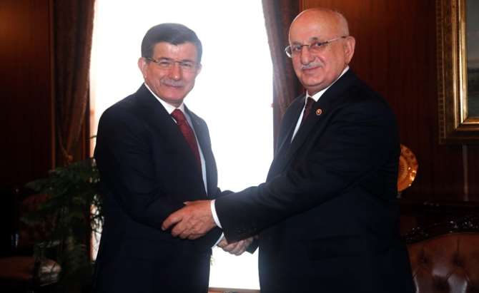 Meclis Başkanı Başbakan Davutoğlu İle Görüştü