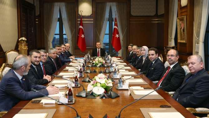 Meclis Başkanı Cumhurbaşkanlığı Külliyesinde