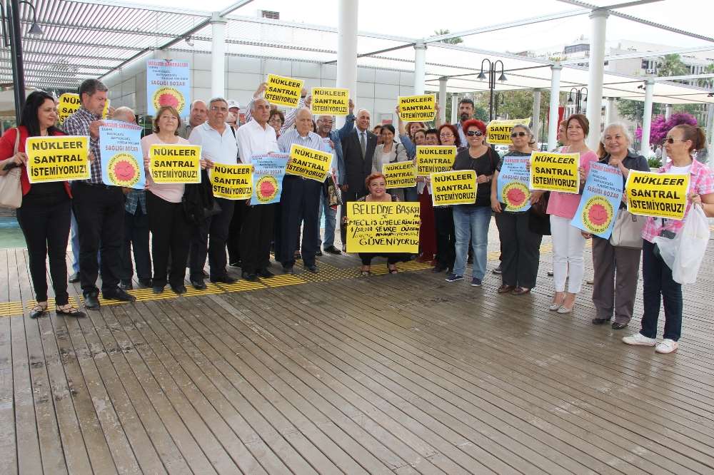 Mersin’de Nükleer Protestosu !