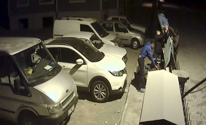 Motosiklet Hırsızları Kamerada