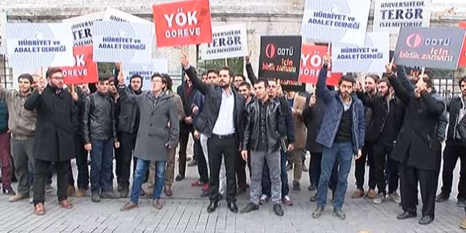 Odtü’deki Çirkin Saldırı İstanbul’da Da Kınandı