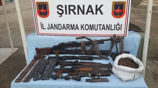 Operasyonlarda Mühimmat Ele Geçirildi