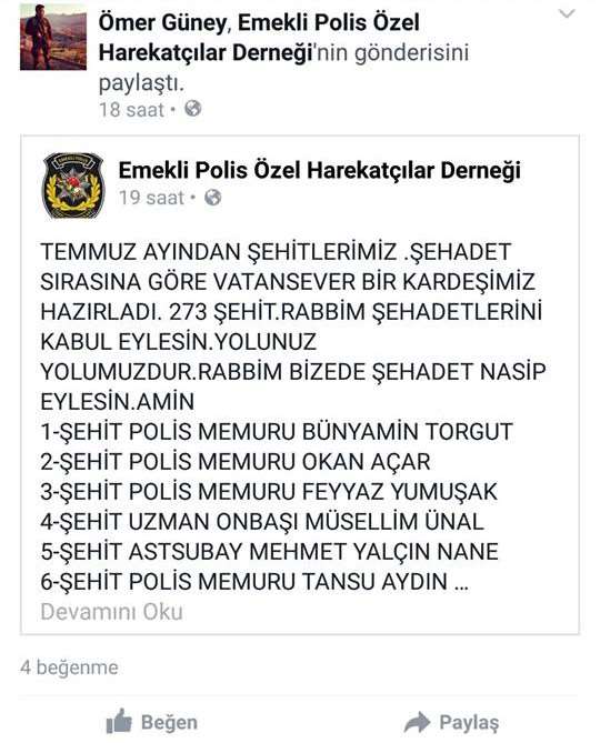 Paylaştığı Listeye Kendi Adı Da Eklendi