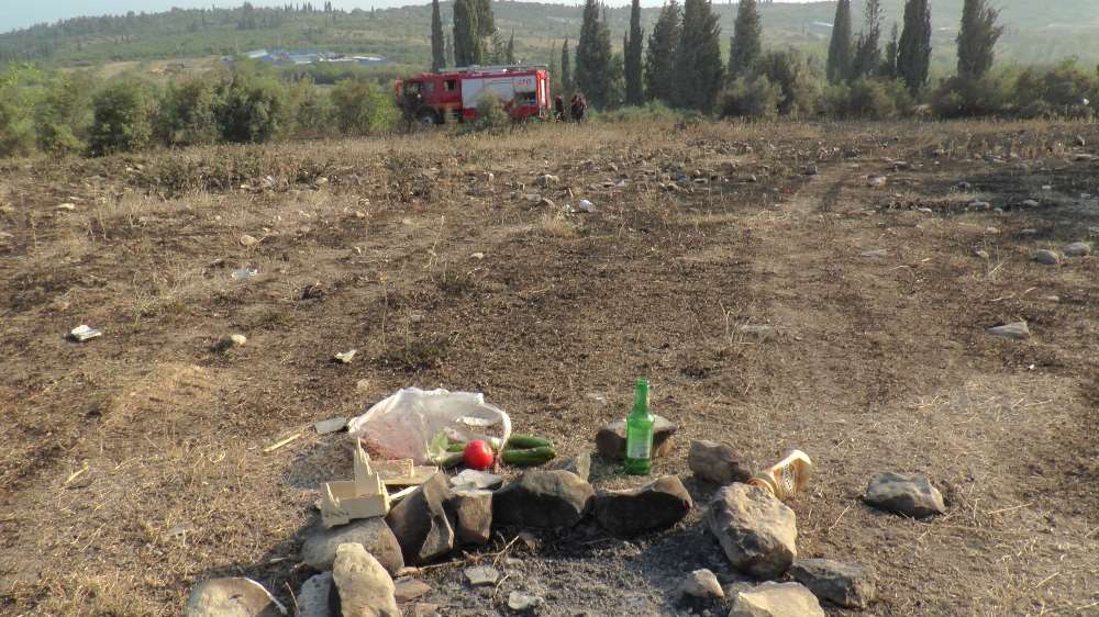 Piknik Ateşi 40 Dönüm Ağaçlık Alanı Küle Çevirdi