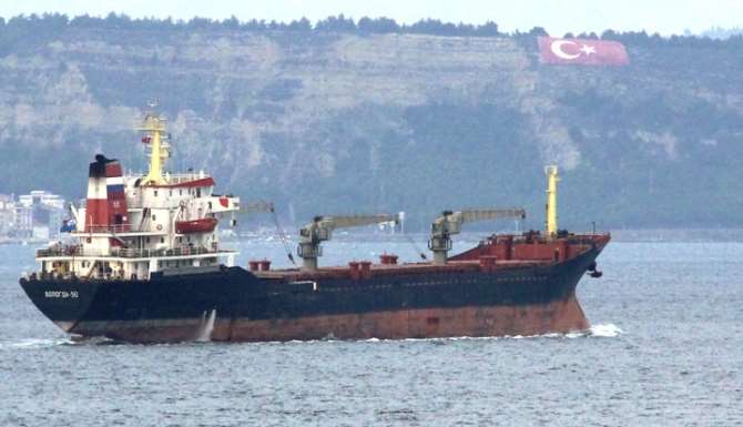 Rus Kargo Gemisi Boğaz’dan Geçti