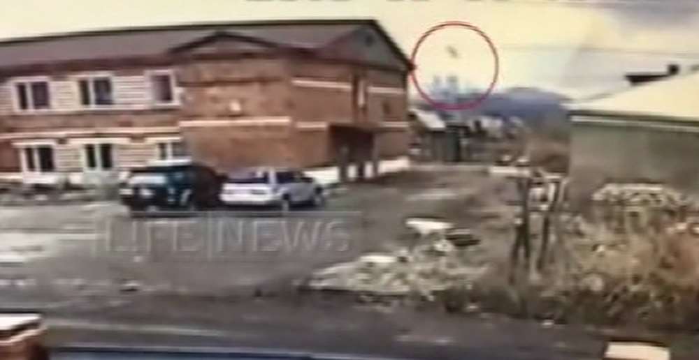 Rus Savaş Uçağının Düşme Anı Kamerada