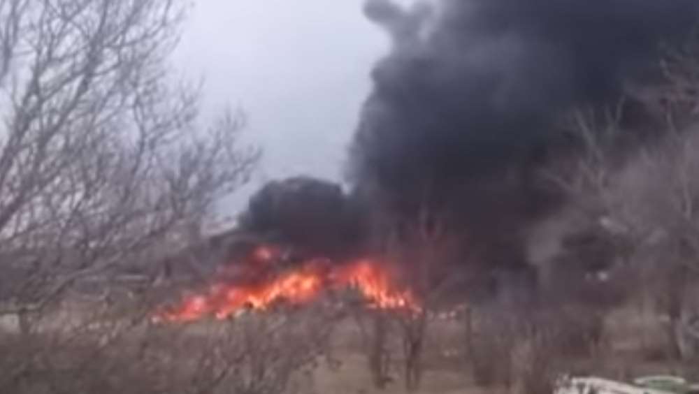 Rusya’ya Ait Su-25 Savaş Uçağı Düştü
