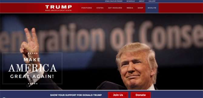 Skorsky, Donald Trump’ın Kampanya Sitesini Hackledi