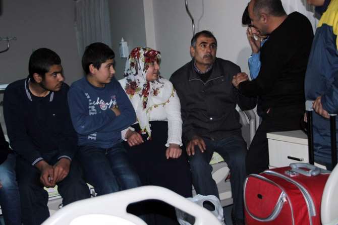 Sur’dan Kaçan Aile Hastaneye Sığındı