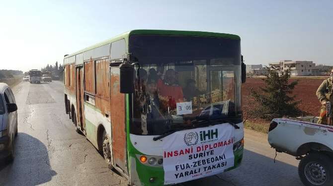 Suriye’de İhh Öncülüğünde Yaralı Değişimi