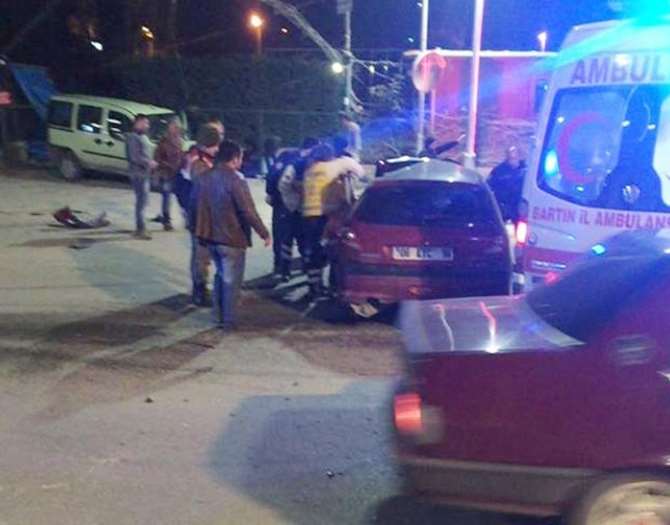 Sürücü Araçtan Böyle Fırladı