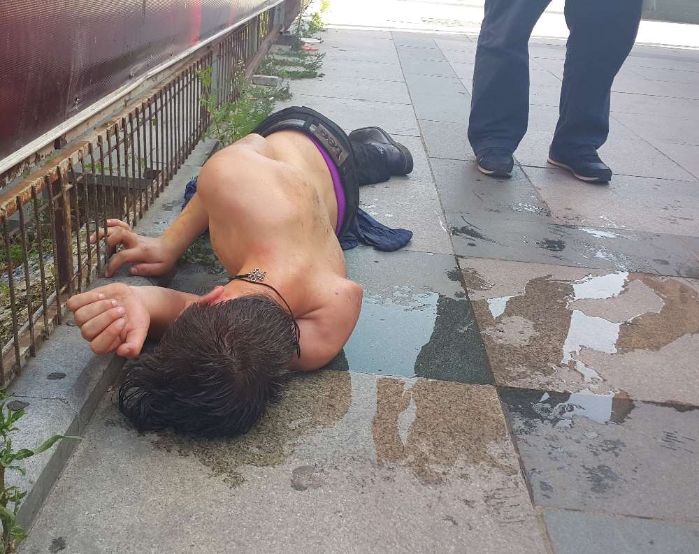 Taksim’de İçler Acısı Görüntü
