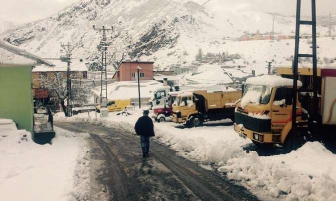 Tunceli’de 29 Köy Yolu Ulaşıma Kapandı