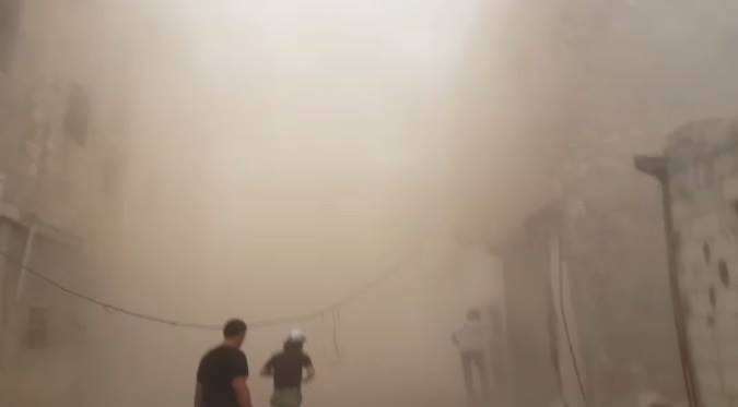Türk Ekibi Yardım Dağıtıyordu Bomba Yağdı