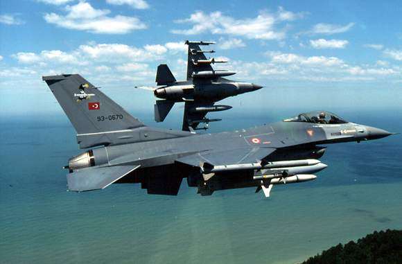 Türk F-16’lar Işid Hedeflerini Vurdu